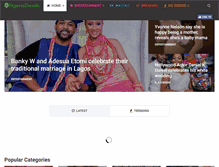 Tablet Screenshot of nigeriatrends.com